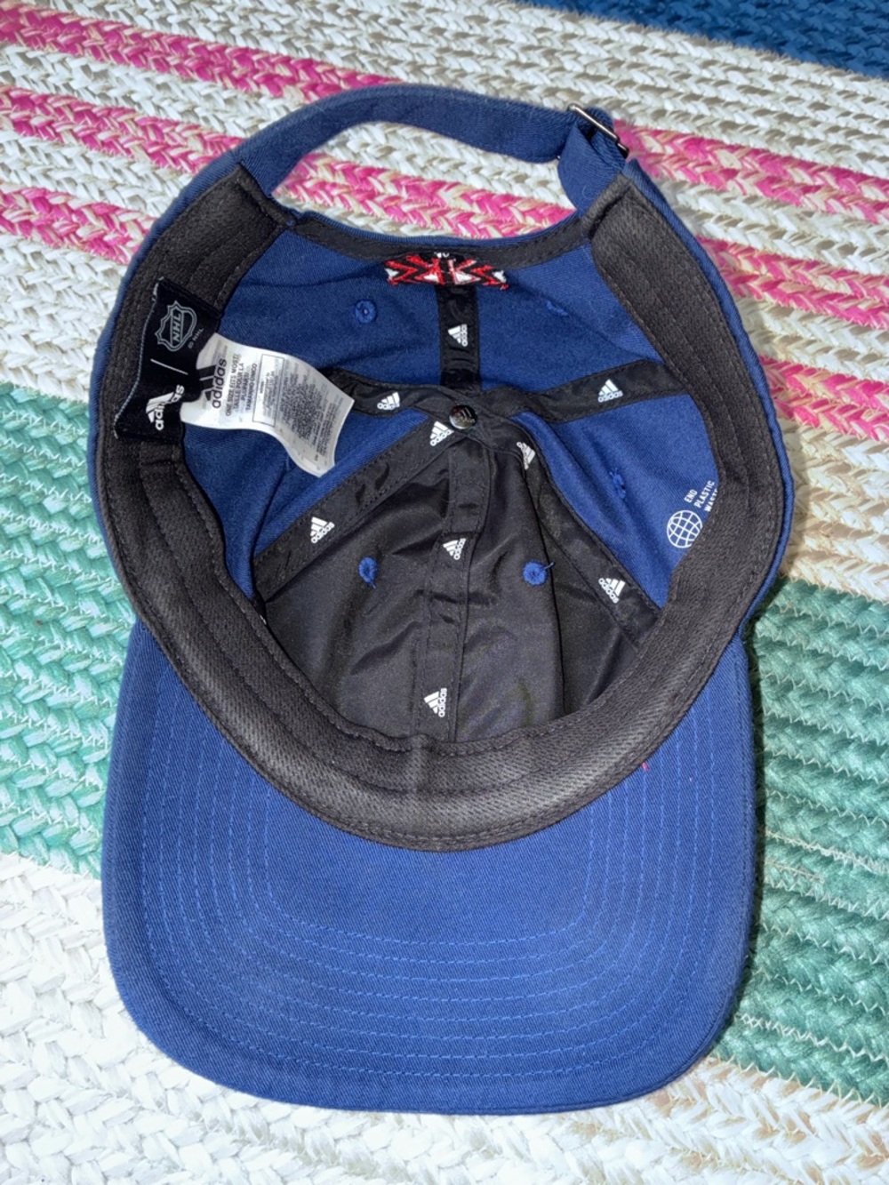 Florida Panthers Adidas Reverse Retro 2.0 Hat Palm Tree NHL Blue RR - Picture 8 of 8